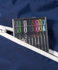 Two Boxes Pre Threaded Hand Sewing Needles Kit With Colorful Threads For Quick Fixes Includes Four Buttons And Four Safety Pins