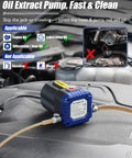 12V 80W Oil Extractor Pump With Auto Overload And One Touch Emergency Stop For Spill Free Fluid Transfer Of Motor Oil Gear Oil