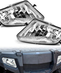 Headlight Housing Replacement For Polaris Sportsman 500 2005-2010 Front Left And Right Lamp Lens Bezels Covers 2 Pack image