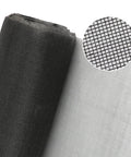 Fiberglass Window Screen Mesh Roll For Door And Window Repairs 36 Inch Wide By 100 Feet Long Black Insect Screen detail view.