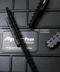 Low Profile Dovetail To Picatinny Rail Adapter for rifles with nine slots, made of 6061 aluminum, showing hard anodized finish.