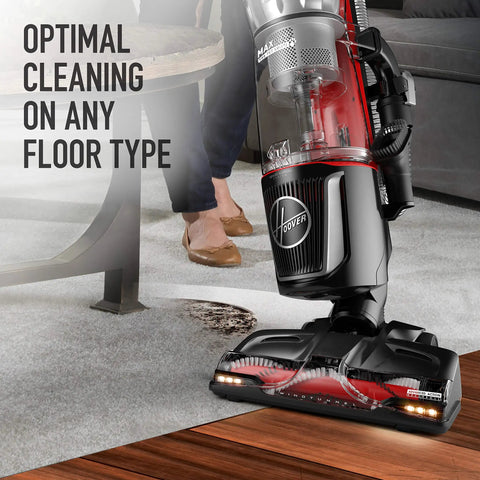 Hoover MaxLife Pro Pet Swivel Bagless Upright Vacuum With Windtunnel Tech. Powerful Multi-Cyclonic Suction Lifts Embedded Dirt For Deep Carpet And Hard Floor Cleaning. Catches Pet Hair And Allergens. Ideal For Busy Homes And Mixed Flooring Types.
