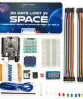 Premium 30 Day Space Mission Coding Course For Adults And Teens With Robotics And Engineering Projects, Arduino IDE Compatible Kit, Real NASA Researchers And Pro Level Video Lessons, Hands On STEM Adventure kit parts with board, breadboard, wires, LEDs