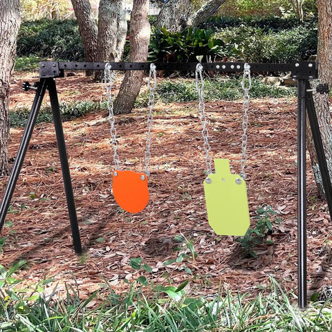 AR500 Steel Shooting Targets Combo Three Eighths Inch Thick Built Tough For 6 Inch And 7x12 Inch Laser Cut Metal Targets With High