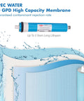 Filter-Max45 US Made 50 GPD Complete Replacement Set for Ultimate Series Reverse Osmosis Water Filter System Stage 1-5 membrane
