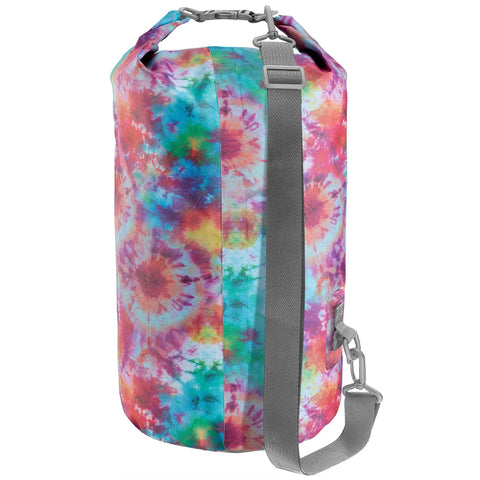 DrySak Roll Top Waterproof Bag 5L Tie Dye for Travel and Outdoors Tough as Nails Ultra Durable Puncture Resistant Gear