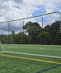 Regulation Size 24 By 8 Soccer Goal With Steel Frame, Heavy Duty Portable Pro Grade Practice Net Included, 24 By 8 Ft
