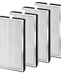 Four True HEPA H13 Replacement Filters For Air Purifier Easy Install Long Lasting Purification Kick Allergens And Odors To The Curb