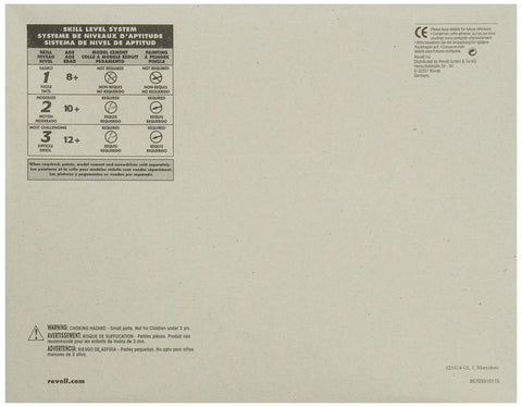 Dope 1 35 Scale M48A2 Patton Tank Model Kit skill levels chart and age recommendations on packaging