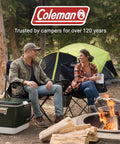 People using Portable Camping Chair With Built In Four Can Cooler, Cushioned Seat And Back, Handy Side Pockets And Cup Holder