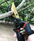 8 Inch Titanium Coated Bypass Pruning Shears For Heavy Duty Garden Pruning Premium SK5 Steel Blade Rust Resistant And Ultra Sharp Ergonomic Non Slip Aluminum Handles For Smooth Cutting used to cut branch