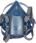 Half Face Respirator Mask 7500 Medium with Adjustable Head Harness, Drop Down Break, Soft Silicone Facepiece, Durable Build