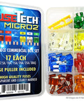120 Piece Auto Fuse Kit With 119 Blade Fuses And Color Coded Housings Plus Fuse Puller Includes 5A 7.5A 10A 15A 20A 25A 30A