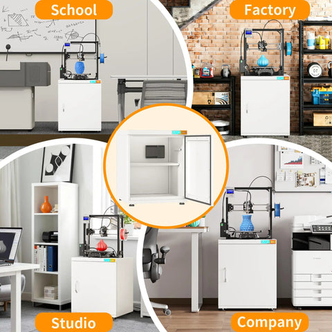 Beat The Humidity Beast 3D Printer Stand Filament Storage Cabinet With Active Dehumidification For Up To Forty Rolls Of PLA ABS TPU Nylon Keep Your Spools Chillin And Print All Day Zero Sweat