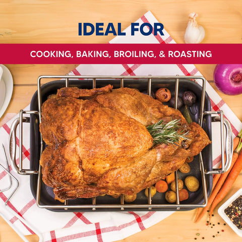 V Shaped Roasting Rack For Even Cooking And Juicy Results Chrome Plated Steel Elevates Meat Poultry And Vegetables