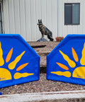 Free Standing Starburst Wings Dog Agility Training Indoor Outdoor Lightweight High Grade PVC Durable Obstacle Equipment