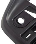 Black plastic dash bezel panel for 1992–1997 Ford F-Series and Bronco dashboard cluster.
