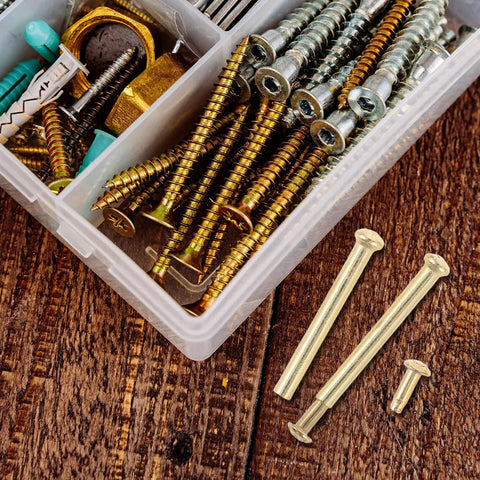 10 Piece Handheld Fan Rivet Nuts Steel Shaft Repair Kit For Fan Shaft Replacement And Hand Fan Repairs No Brainer Easy Install Durable Metal Build Includes Clear DIY Guide, assorted metal rivet nuts in tray