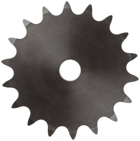 Heavy Duty Roller Chain Sprocket For Series 80 Mechanical Drives Packing 23 Teeth With 1 Inch Pitch Type A Hub Design, from top view.