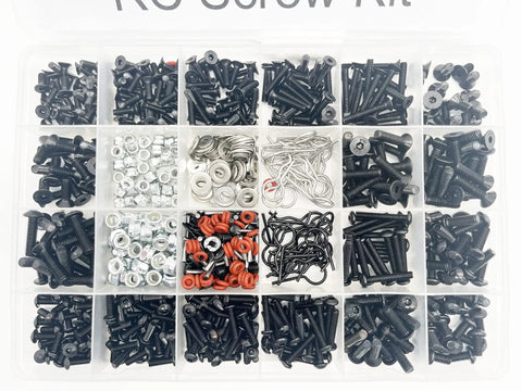 1000 Piece Must Have Heavy Duty RC Screw Kit With Hardened Screws Universal Fasteners Set For All RC Cars And Trucks Fits Traxxas