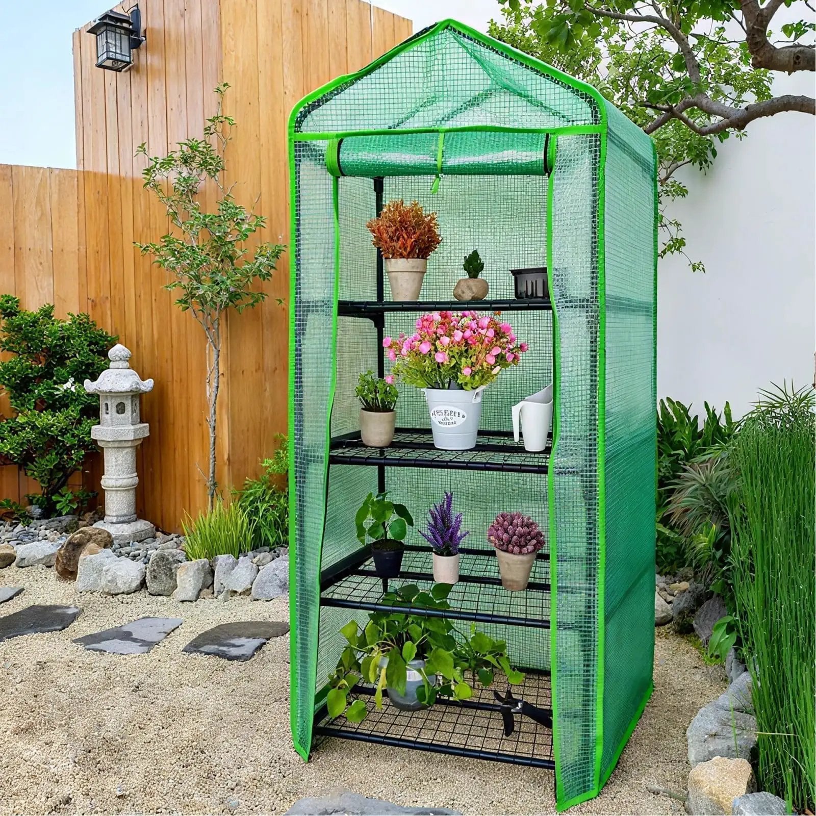 4 Tier Mini Greenhouse For Indoor Use | Portable, Easy ✓