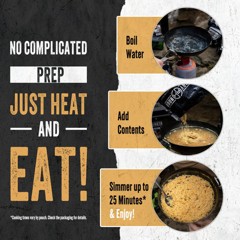 120 Serving Freeze Dried Entree Bucket Tastes Great Emergency Food Supply No Refrigeration Needed Long Shelf Life Prepper Essentials instructions