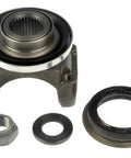 Rear Differential End Yoke Bolt On Direct Replacement For Select Models Cast Iron Construction shown with hardware