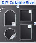 Portable No Drill Blackout Window Cover With Strong Magnets For Bedroom And RV 45x58 Inches displayed with DIY cuttable size options.