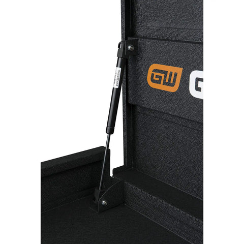 Close-up of the hinge and internal structure of a 36 Inch 5 Drawer GSX Series Tool Chest With Trigger Lock System Aluminum Drawer Pulls Auto