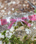 Clear Lens Pink Safety Glasses Pack Of 12 Pairs With Polycarbonate Impact Resistant Lenses, Lightweight Protective Eyewear