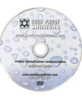 DVD with installation instructions for Conversion Shower Floor Kit With Built In Slope And Curb For Fast Drainage Tile Over Any Liner