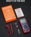 Digital Multimeter And Analyzer With TRMS 6000 Counts Auto Ranging Pro Grade in box with accessories and manual