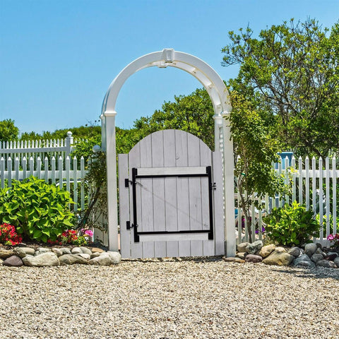 Heavy Duty Full Frame Gate Kit With Steel Hardware And Patented Truss Cable System for 36-60 inch Opening, 3-4 ft Height Fence