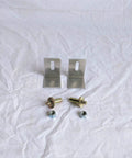 Aluminum L brackets and bushings from Stainless Steel Paddle Latch Combo Kit For Tool Box Top Storage Locking And Non Locking