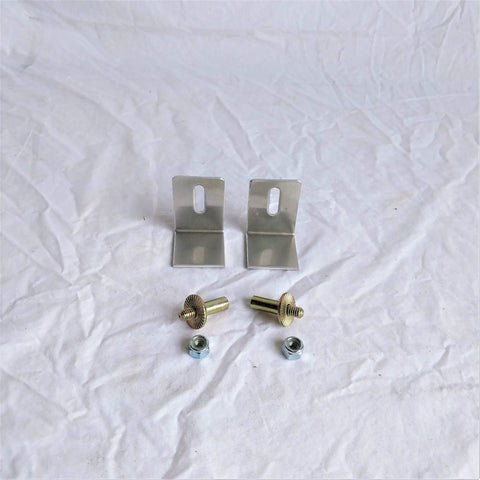 Aluminum L brackets and bushings from Stainless Steel Paddle Latch Combo Kit For Tool Box Top Storage Locking And Non Locking