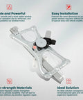 Power Window Regulator Replacement For 2006-2011 Honda Civic OE 748-476 72250SNAA03 Drop In DIY Friendly Install Front Driver Or Passenger Side Durable Auto Window Regulator, steel