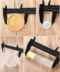 20 Pack Mini Plastic Vernier Calipers 6 Inch 150 mm Dual Scale Metric And Inch Black Eyebrow Ruler Sliding Gauge Measuring Wood, Coin, Glass, Bottle