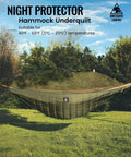 Ultralight Hammock Underquilt For Camping And Backpacking Full Length Quilt Keeps You Cozy In Hammocks For 3-4 Seasons