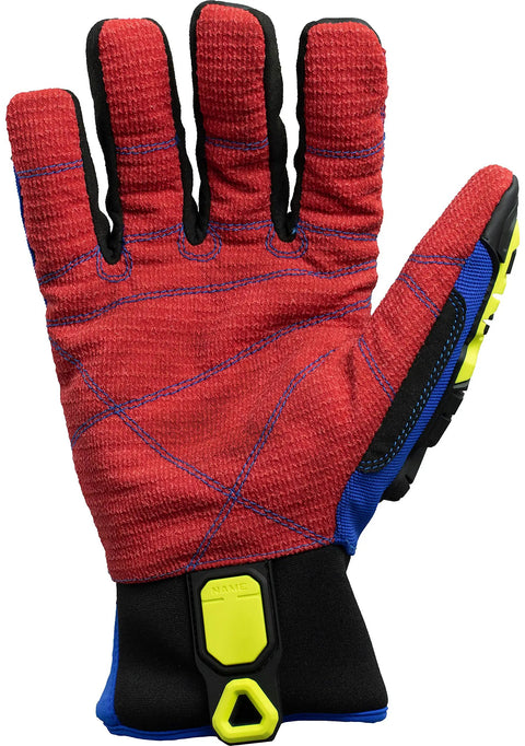 Kong Waterproof Cut Resistant Deck Crew Glove With TPR Impact Protection And Oil Repellent Palm, Insulated Back For Cold Weather