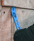 10 Inch Double Ended Nail Puller Cats Paw Pry Bar For Construction Heavy Duty Forged Carbon Steel in action pulling nail