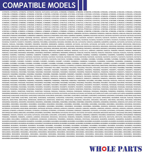 Compatible models list for Beefed Up Whole Parts Washer Tub Seal Kit 5303279394 Main Center Seal Assembly Replacement For Select Washers Non OEM Easy Install Durable Build Replaces AP2142342 And More
