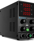 Variable DC Power Supply 0-30V 0-10A, Adjustable Bench Regulated Switching Power Supply With 4-Digit LED Readout, side view