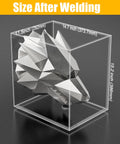 Dire Wolf Head Welding Kit For Beginners Practice With 201 Stainless Steel Coupons 3D model with specified dimensions
