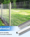 Top Tier 16 Gauge Galvanized Hog Rings And Half Inch C Ring Staples For Bag Sealing Fence Building Upholstery Work Dog Kennel Setup Drywall Hardware Solid Steel Tacks 18K Bundle Sweet Pick That Gonna Nail Any Rough Job with galvanized wire fence and staples.