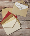 Rustic Ivory White Letter Set With Jute String Seals, 20 Premium Writing Papers And 10 Heavyweight Envelopes, 4 x 6 Inches, 250gsm Thick Paper