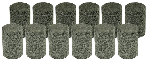 Pack of 12 Zirconia Alumina Grinding Cone Type 18 Straight Portable With Open Cutting Face For Aggressive Metal Removal Z20-S