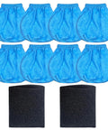 Pro Grade Cloth And Foam Filter Kit For Small Wet Dry Vacuums 1.5 To 3.2 Gallon includes 8 cloth filters and 2 foam inserts