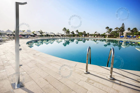 Marine Grade 316 Stainless Outdoor Shower Panel That Will Not Rust Built For Pools Backyards Beach Houses And Resorts