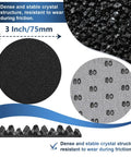 Pro Grade 3 Inch Wet Dry Sanding Discs Set with Hook and Loop Backing, close-up of 80 grit silicon carbide texture and structure