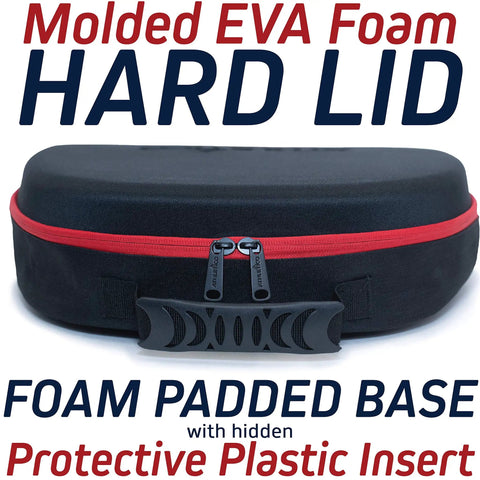 Scuba Regulator Gear Bag With Hybrid Ultra-Protection Pro-Grade Molded EVA Foam Hard Shell Lid and Foam Padded Base